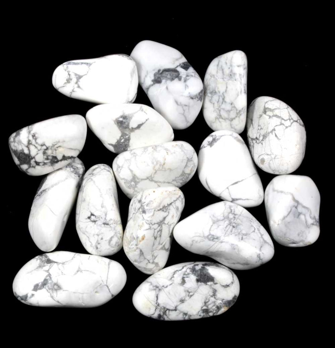 Crystals - Polished Tumble Stones - Howlite