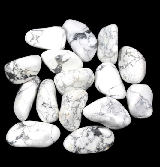Crystals - Polished Tumble Stones - Howlite