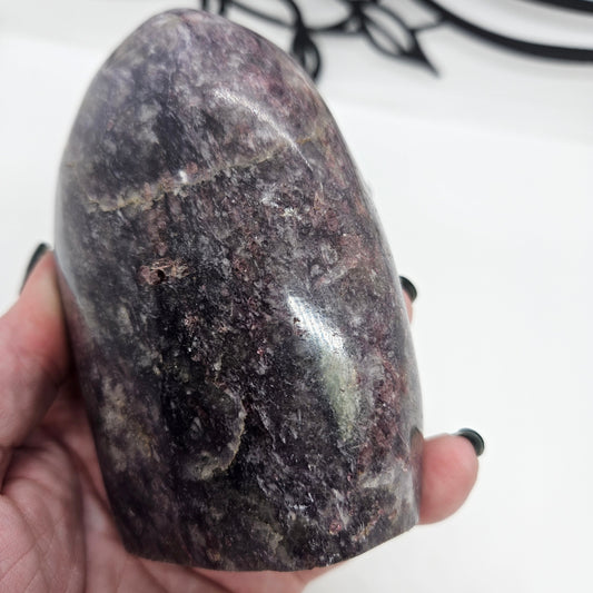 Crystal Freeform - Lepidolite with Pink Tourmaline (Unicorn Stone)
