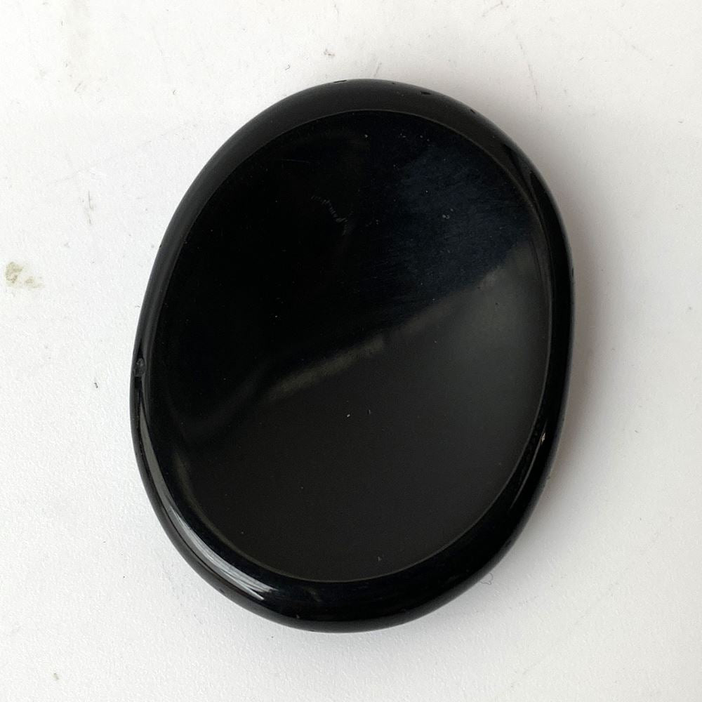 Crystal Worry Stone - Black Obsidian