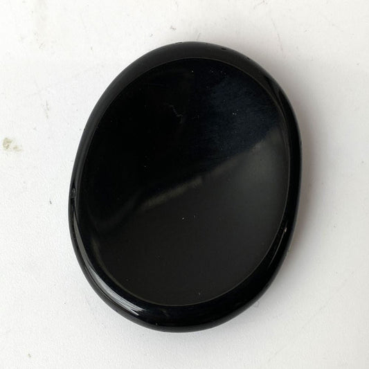 Crystal Worry Stone - Black Obsidian
