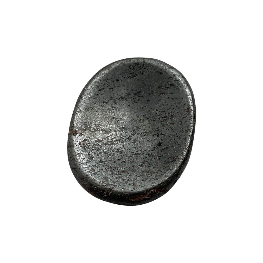 Crystal Worry Stone - Hematite