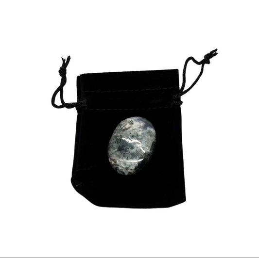 Crystal Worry Stone - Moss Agate