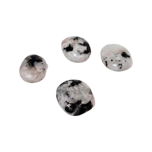 Crystal Worry Stone - Rainbow Moonstone