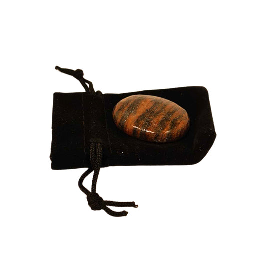 Crystal Worry Stone - Tigers Eye
