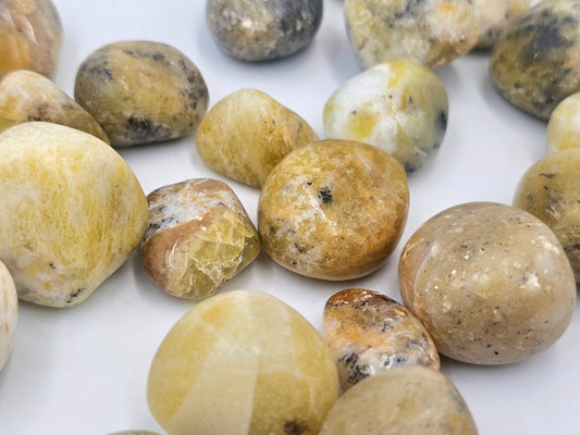 Crystals - Polished Tumble Stones - Yellow Opal